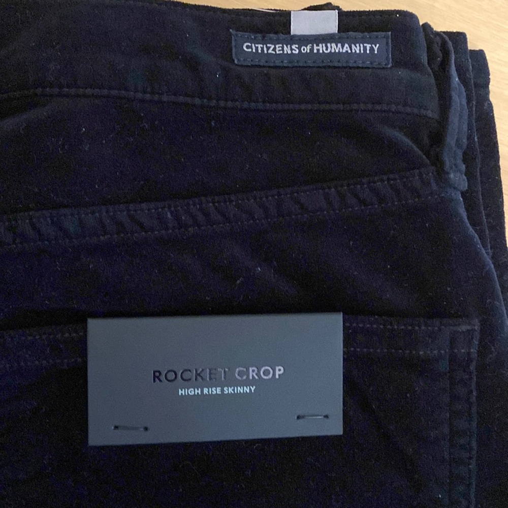 Citizens of Humanity Velvet Rocket Crop Size 29